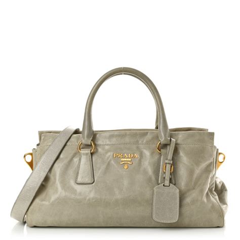 prada vitello shine nube|PRADA Vitello Shine Shopping Satchel Nube .